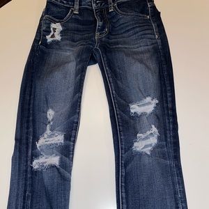 Ripped American eagle jeans